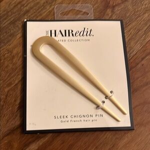 The Hair Edit Gold Chignon Pin